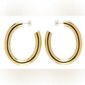 Laura Lombadi Gold Curve Earrings